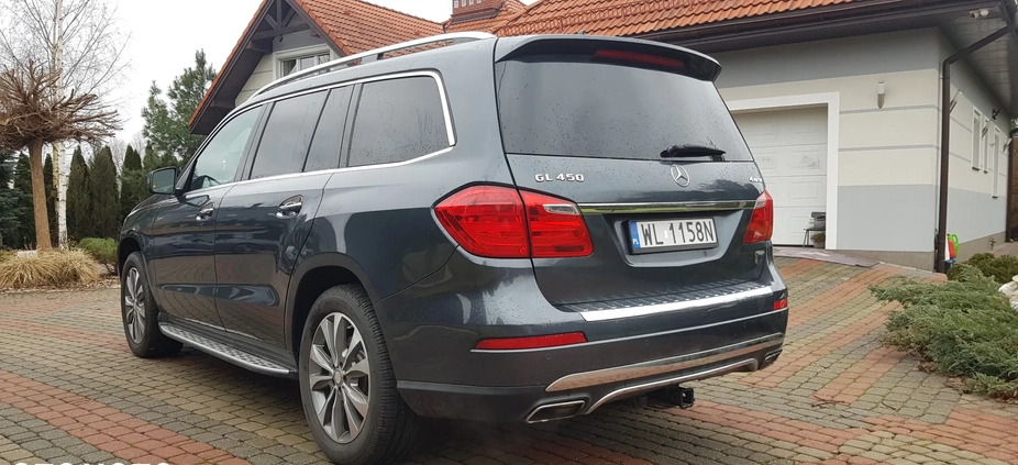 Mercedes-Benz GL cena 123000 przebieg: 154000, rok produkcji 2014 z Warszawa małe 232